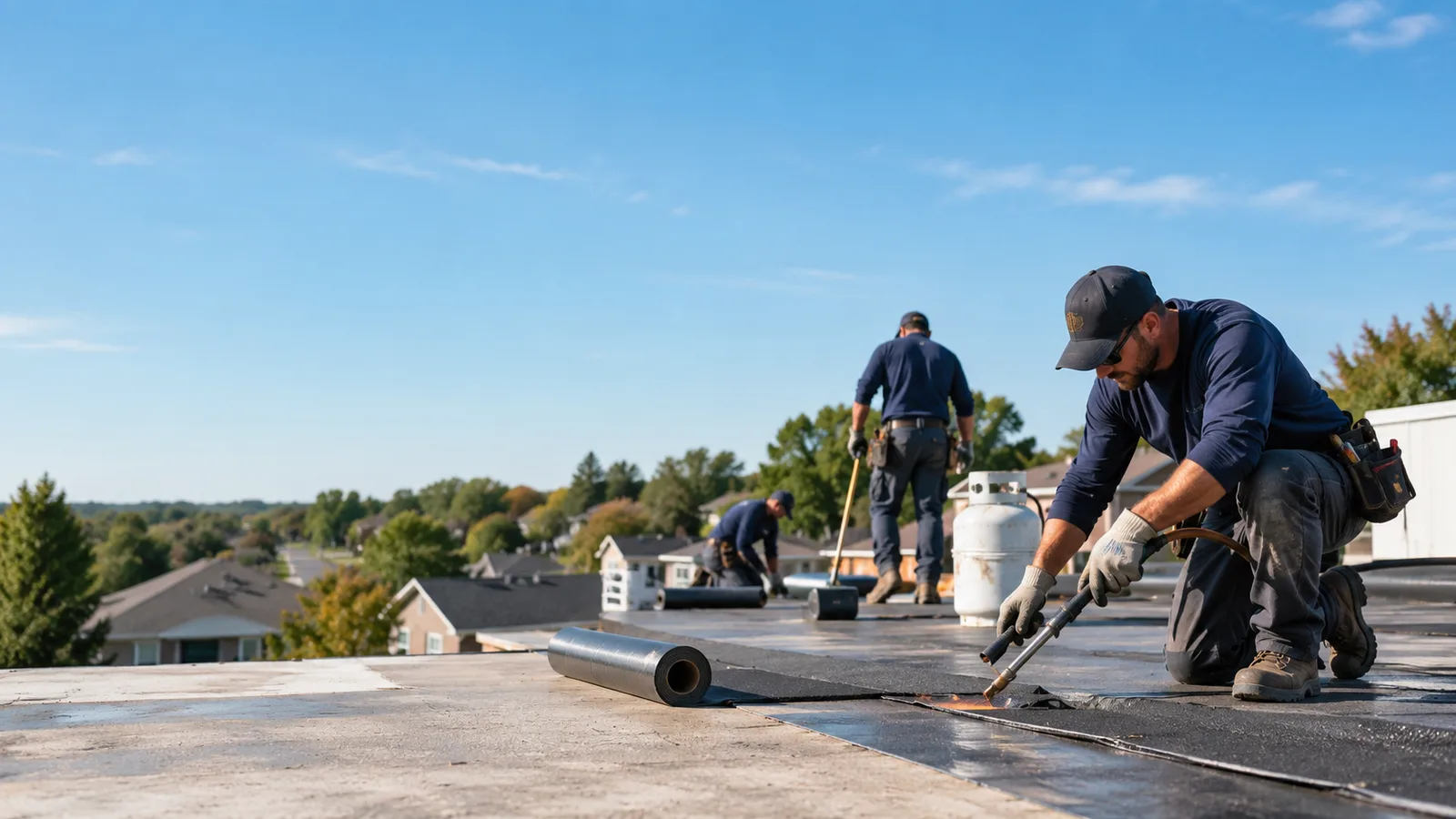 Flat Roof Leak Repair providers in Violet, LA